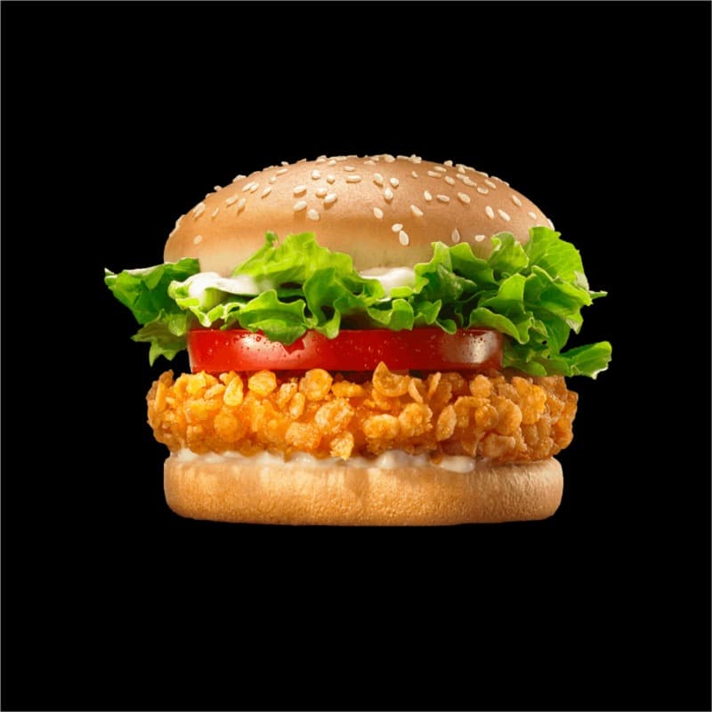 Фото Бургер куриный (острый)
