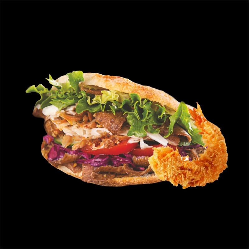 Фото ДОНЕР- КЕБАБ с креветками